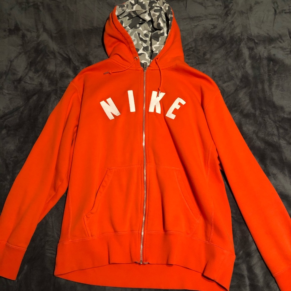 Orange Nike Retro Hoodie